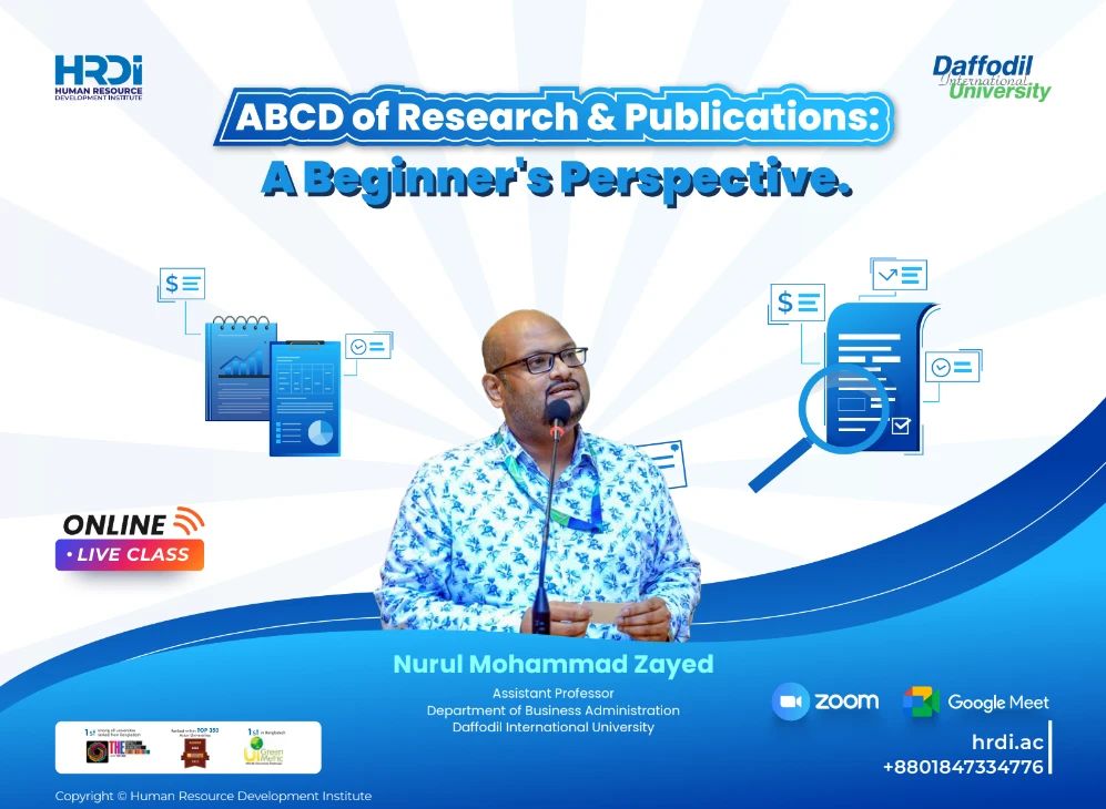 ABCD of Research and Publications: A Beginner's Perspective